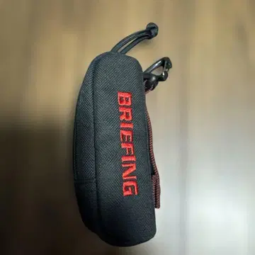 BRIEFING 블랙 볼 파우치 카라비너 포함