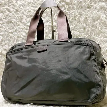 아네스베 보야주 보스턴 백 나일론 가죽 경량 여행 카키