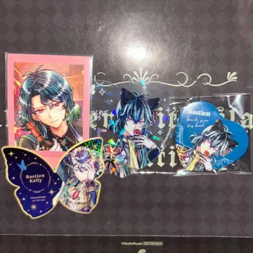 악마 고양이 바스틴 난자타운 하트 캔뱃지 클리어 카드