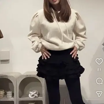 myu 티어드 튜튜 스코트 스커트 치마바지