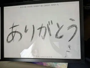 노기자카46 니시노 나나세 졸업 콘서트 포스터 회장 한정판