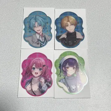 윈터 데이트 혜택 클리어 스티커 4개 세트