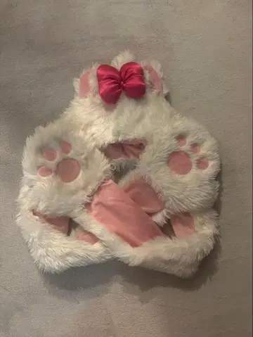 디즈니 마리 머플러 팬캡