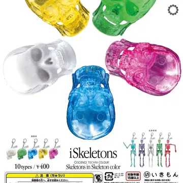 [컴프] 스켈레톤즈 인 스켈레톤 컬러 네이처 테크니컬러 가챠