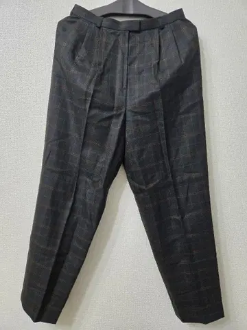 Leilian 팬츠 하의 테이퍼드 체크 무늬 여성용 사이즈 11