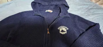 HYDROGEN 네이비 후드티 M