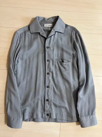 UMIT BENAN 그레이 버튼업 셔츠