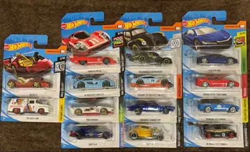 핫휠 베이직카 14대 세트 (숏 카드)