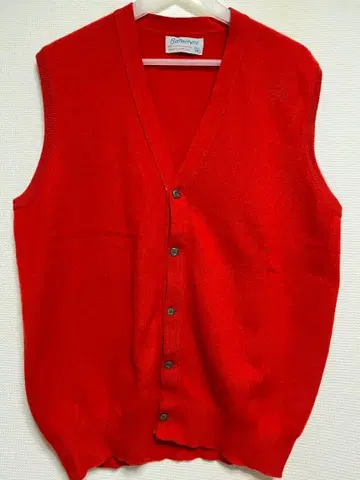 구형 택 80년대 Ballantyne 캐시미어 가디건