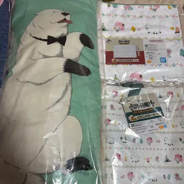 스파이 패밀리 제일복권 빅 쿠션 피크닉 토트 피크닉 크로스