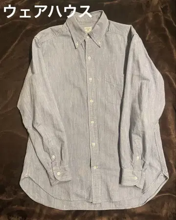 웨어하우스 샴브레이 셔츠 데님 셔츠