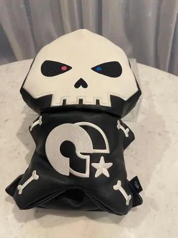 스컬 디자인 드라이버용 헤드커버(골프커버)