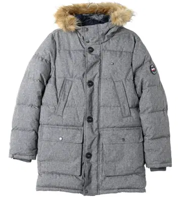 타미 힐피거 다운 자켓 L 사이즈 그레이