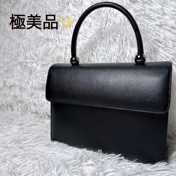 컨디션 최상 로얄 모델 핸드백 가죽 포멀 백 블랙 관혼상제 찡 장식