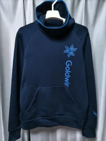 골드윈 스트레치 풀오버 후드티 네이비