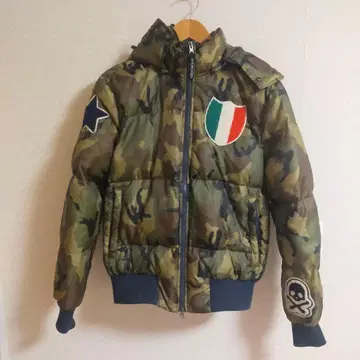 HYDROGEN 하이드로겐 다운 자켓 후디 S 카모플라쥬 카모플라주