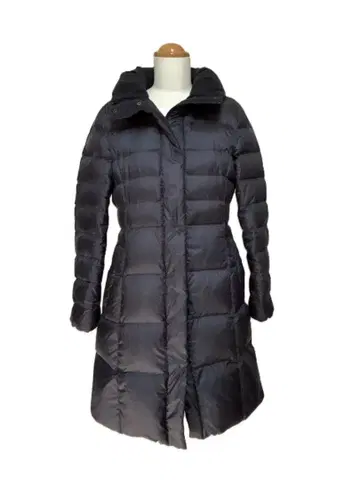 C415 23구 다운 코트 38 다크 네이비 여성용 겨울 방한복 따뜻한