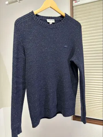 LACOSTE 네이비 크루넥 니트 스웨터 FR 3 / US 5