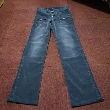 리 차콜 코듀로이 팬츠 xs