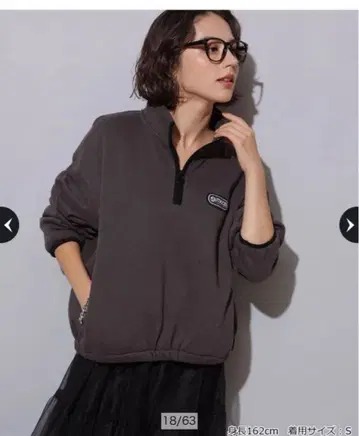 Arpege story OUTDOOR 하프 지퍼 맨투맨