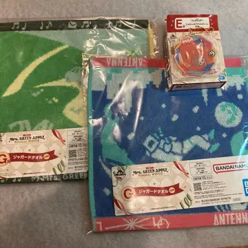 미세스 제일복권 E상 바스락 아크릴 참 G상 자카드 타월 후지사와