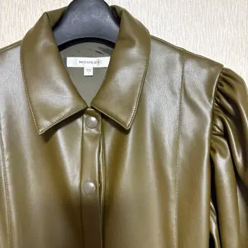 moussy 가죽 원피스