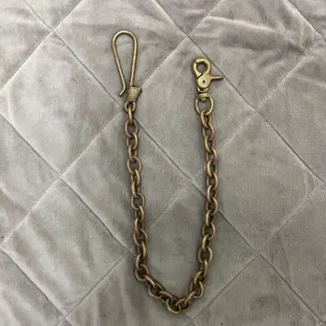 브론즈 놋쇠 지갑 체인 약 60cm