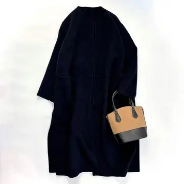 두지엠 클라세 victorian 리버 롱 노카라 코트 36