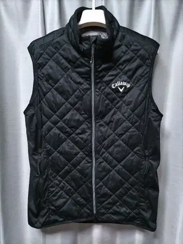 캘러웨이 퀼팅 충전솜 베스트 블랙