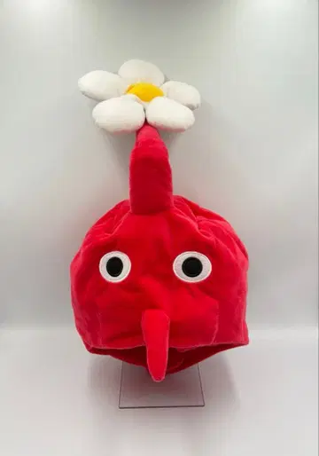 빨간 피크민 모자