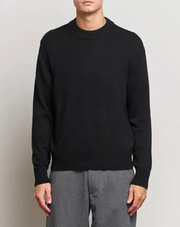 SUNFLOWER 썬플라워 메리노울 니트 XL 블랙 새상품급