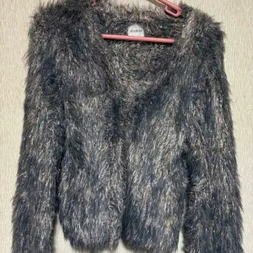 MUSUBORE 퍼 가디건