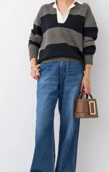 [ Deuxieme Classe ] IvyStyle 럭비 니트 풀오버