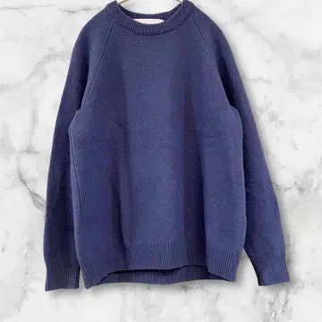 그린 라벨 릴랙싱 해밀턴 라무 울 니트 M 블루 파랑