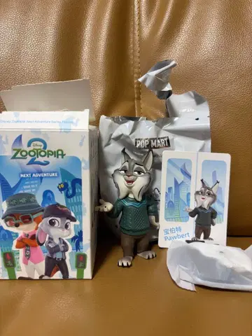 POPMART 디즈니 주토피아 Pawbert 야마다 료스케