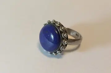 라피스 라줄리 실버 반지