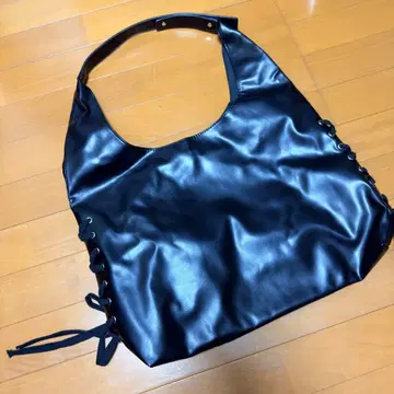 CIAOPANIC TYPY 블랙 레이스업 토트백