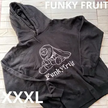 FUNKY FRUIT 펑키후르츠 후드티 2XL 블랙 빅 실루엣