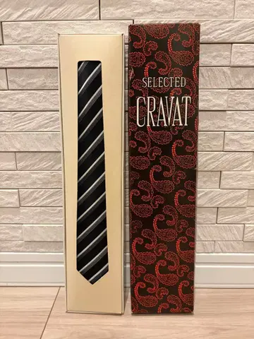 [ 미사용 새상품 ] Cravat 넥타이 니시진 비단 박스 포함