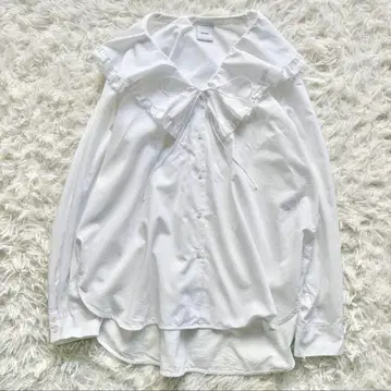 Spick&Span 프릴 셔츠 블라우스 세일러 카라