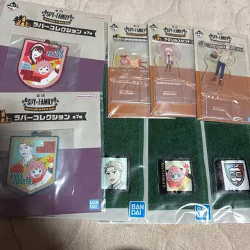 스파이 패밀리 제일복권 아크릴 스탠드 러버 컬렉션 하프 타월