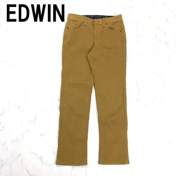 A7419 에드윈 캐주얼 팬츠 면 스트레이트 베이지 31