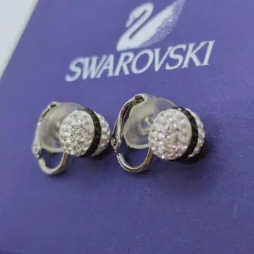 [새상품급] 스와로브스키 귀찌 크리스탈 파베 라인 박스 포함 mix