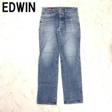 A7420 에드윈 데님 청바지 면 블루트립 파랑 32