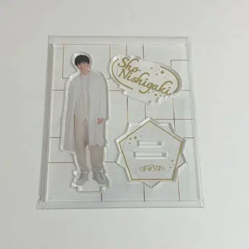 니시가키 타쿠미 서 있는 하얀 니시가키 아크릴 스탠드 벌스데이 이벤트