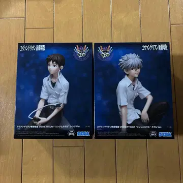 에반게리온 VIGNETIUM 신지와 카오루 피규어 2체 세트