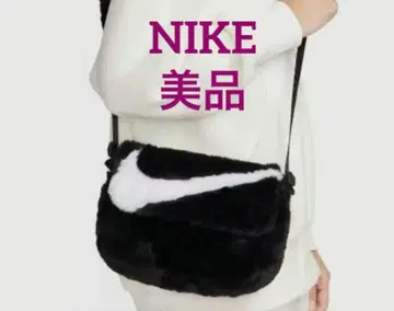 [ 완판템 ] NIKE 나이키 퍼 숄더백 블랙 보아