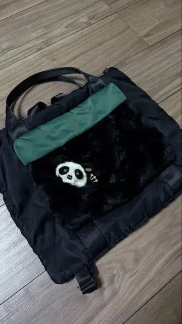 Demodee 데모데 팬더 브로치 포함 백팩
