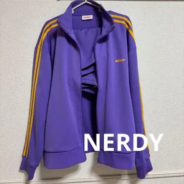 NERDY 보라색 저지 상하의 세트