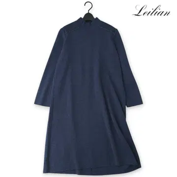 새상품급 Leilian 레리아 엠플러스 하우스 울 하이넥 니트 원피스